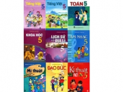 Bộ sách giáo khoa lớp 5 năm học 2017-2018 chuẩn của Bộ GDĐT