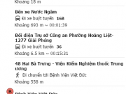 Tuyến xe buýt từ Bến xe Nước Ngầm, Giáp Bát đến Bệnh viện Việt Đức
