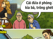 10 khác biệt hài hước giữa cuộc sống ở thành thị và nông thôn