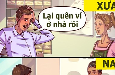 18 bức tranh cho thấy cuộc sống ngày nay tiện nghi và sung sướng hơn xưa như thế nào