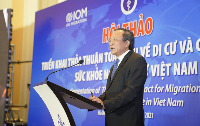Ảnh Hội thảo Triển khai Thỏa thuận Toàn cầu về di cư và Chương trình sức khỏe người di cư Việt Nam