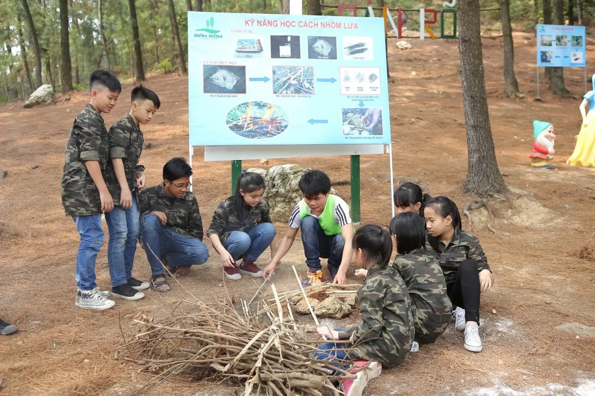 Học kỹ năng nhóm fire (Ảnh: Internet)