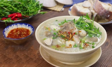 Thưởng thức cháo cá lóc rau đắng - Hương vị gây thương nhớ tại Tiền Giang