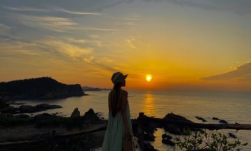 Bình minh tuyệt đẹp trên bãi đá đẹp nhất Cô Tô