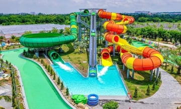 Khám phá công viên nước cực  'hot ' gần TP.HCM sở hữu 5 kỷ lục quốc gia