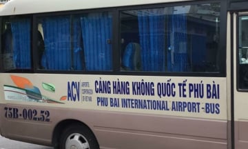 Các phương tiện di chuyển từ sân bay Phú Bài về thành phố Huế