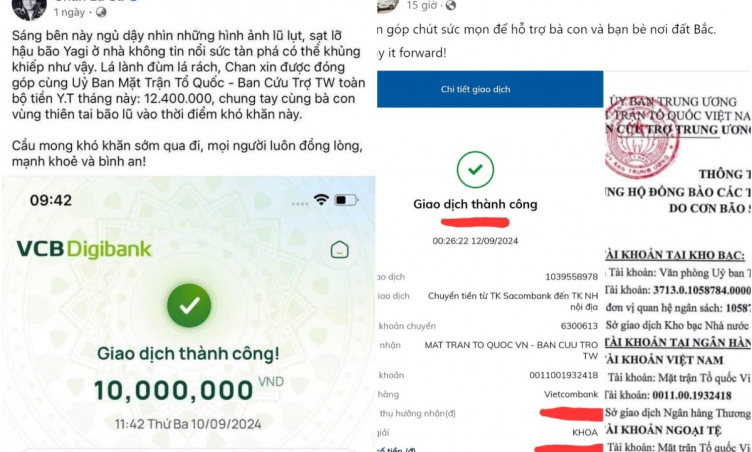 Loạt travel blogger quyên góp ủng hộ đồng bào mùa lũ