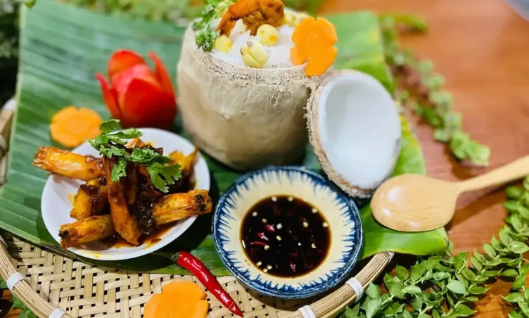 Ngất ngây với cơm dừa Bến Tre - Món ăn đậm đà hương sắc miền Tây