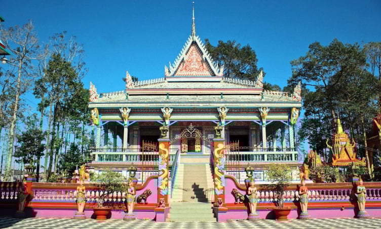 Chùa Chén Kiểu - Ngôi chùa Khmer độc nhất vô nhị ở Sóc Trăng