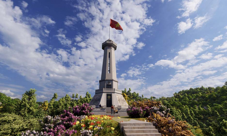 Sắp khánh thành cột cờ A Pa Chải: Lá cờ Tổ quốc sẽ tung bay ở độ cao 45m giữa ngã ba biên giới