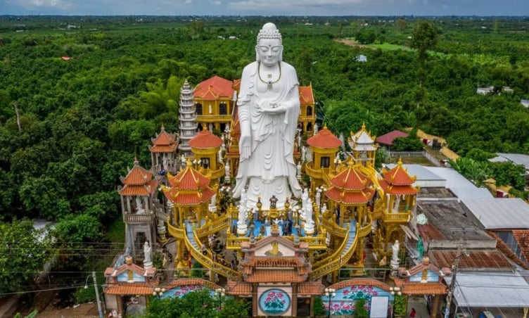 Chùa Phước Thành An Giang - Cổ tự có quần thể tượng Phật đạt kỷ lục Việt Nam
