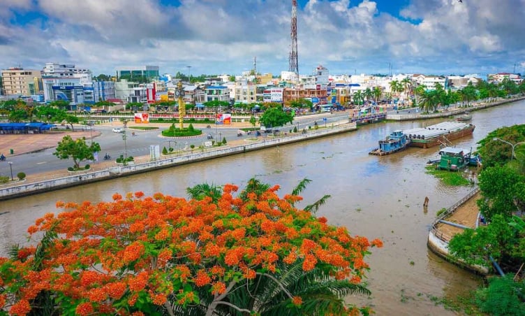 Hậu Giang có ga tàu không?