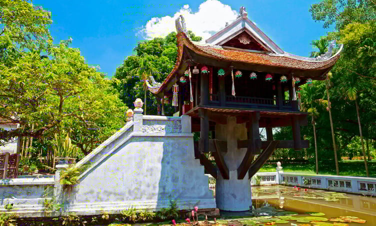 Chùa Một Cột cao bao nhiêu mét?