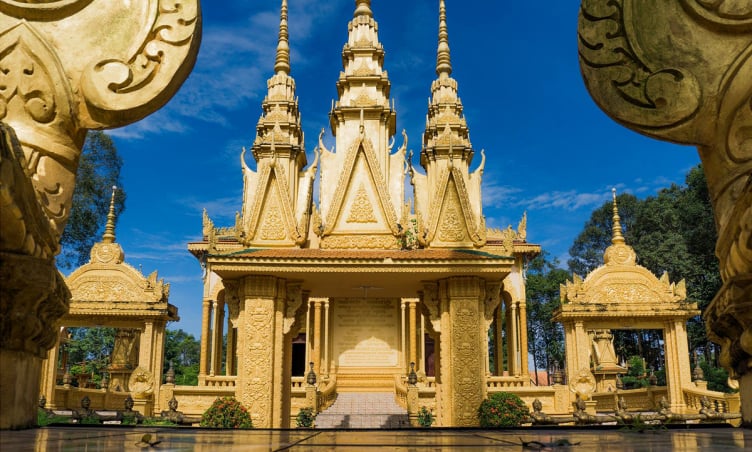 Chiêm ngưỡng top 5 ngôi chùa ở Trà Vinh đẹp lộng lẫy như cung điện