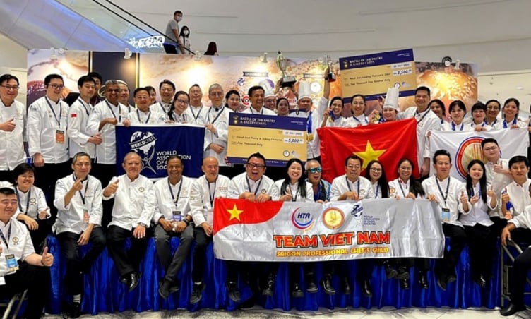 Việt Nam thắng lớn tại cuộc thi bánh ngọt và bánh mì quốc tế 2025