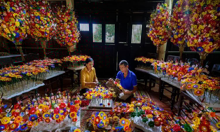 Du lịch làng hoa giấy Thanh Tiên: Top 4 trải nghiệm cực thú vị tại làng nghề hơn 300 tuổi ở Huế