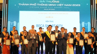 Becamex IDC & VNTT được xướng tên tại lễ trao giải thưởng 