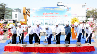 Công ty CP đầu tư và xây dựng Tân Phước Thịnh đã tổ chức lễ động thổ khởi công toà nhà văn phòng PV Drilling