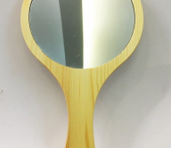 Gương cầm tay gỗ thông mã GTD144