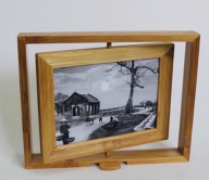 Khung ảnh gỗ để bàn xoay 360 độ - Khung ảnh trang trí, làm quà lưu niệm LOVER-S