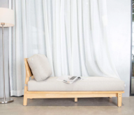 Ghế sofa góc chữ I gỗ cao su tự nhiên MOHO VLINE 601