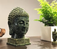 Tượng Phật thủ đá xanh TP000092