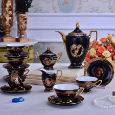Bộ ấm trà cao cấp và bộ bát đĩa đẹp sang trọng Versace 70 món