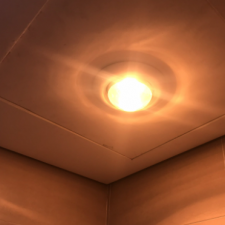 Đèn sưởi âm trần 1 bóng treo nhà tắm cao cấp NAV-6011