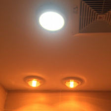 Đèn sưởi âm trần treo tường nhà tắm cao cấp DS24