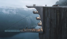 Khách sạn lơ lửng trên vách đá ở Na Uy: Đẹp hay đáng sợ?
