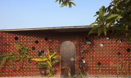 Maison A – Căn nhà thôn quê với bức tường ren nắng độc đáo ở Nam Định
