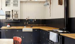 Thiết kế nhà bếp màu đen: vừa sạch lại vừa sang