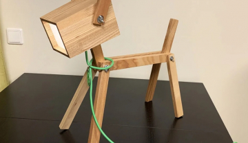 Cách làm đèn ngủ bằng gỗ hình chú chó cực cool tại nhà - bạn đã thử chưa?