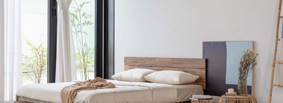 5 mẫu giường ngủ gỗ tự nhiên đẹp phù hợp với nhiều không gian