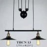 Đèn thả quán cafe - Đèn thả công nghiệp hiện đại dây kéo mã THCN13