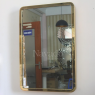 Gương nhà tắm khung INOX vàng sang trọng mã AGC33