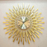 Đồng hồ treo tường trang trí phòng khách nghệ thuật mã DHA06
