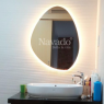 Gương phòng tắm đèn LED cao cấp hình viên đá mã G42