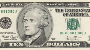 Trên tờ 10 USD của Mỹ có in hình của vị tổng thống nào?