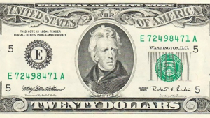 Trên tờ 20 USD của Mỹ có in hình của vị tổng thống nào?