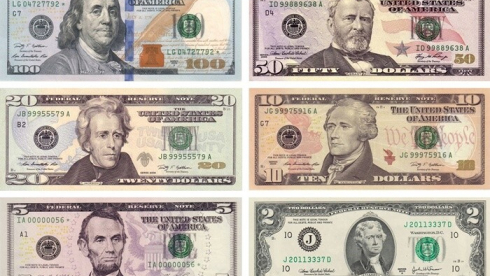 Chân dung của các nhân vật xuất hiện trên những tờ đô la Mỹ