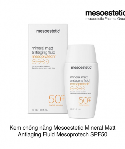 Kem chống nắng Mesoprotech Antiaging Mineral Matte SPF50+