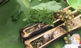 Xuýt xoa món cá lóc nướng ống tre ở Nha Trang, dân dã nhưng ăn cực “bắt vị”
