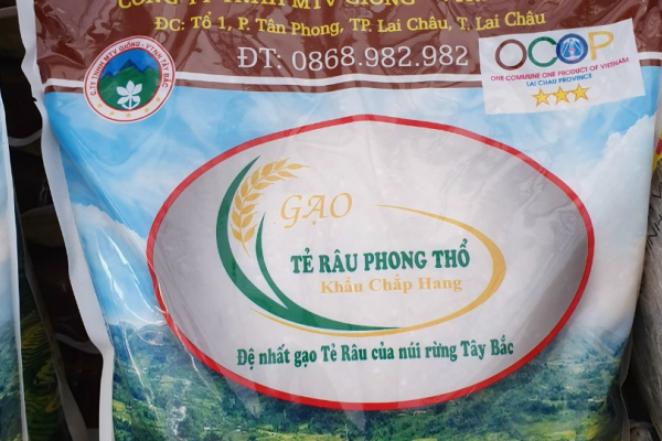 Gạo tẻ râu Phong Thổ, túi 05kg