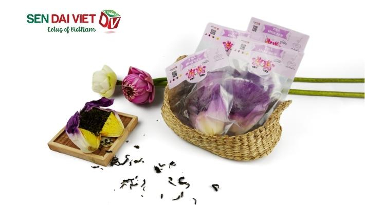 Trà hoa sen Sen Đại Việt - Thức trà hội tụ tinh hoa