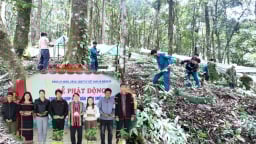 Ấm lòng 'thủ phủ' sâm Ngọc Linh: Hơn 1,8 tỷ đồng 'tiếp sức' người dân Măng Ri sau bão lũ 