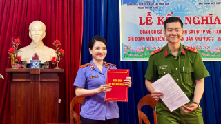Chi đoàn VKSND Khu vực 3 và Chi đoàn PC02 đẩy mạnh phối hợp tuyên truyền pháp luật