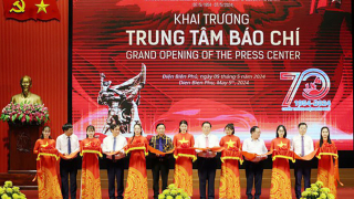 Khai trương Trung tâm Báo chí Kỷ niệm 70 năm Chiến thắng Điện Biên Phủ