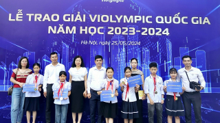  Trường Tiểu học số 1 thị trấn Tân Uyên nhiều năm liền đạt nhiều giải thưởng cao tại sân chơi Violympic cấp Quốc gia