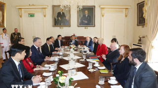 Tổng Bí thư, Chủ tịch nước Tô Lâm hội đàm với Tổng thống Ireland Michael Higgins